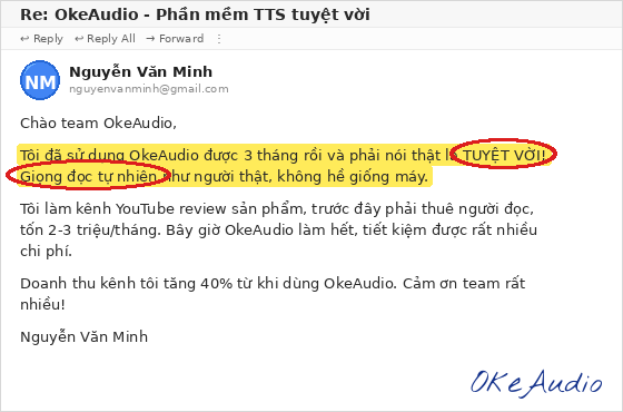 Customer feedback - Gmail