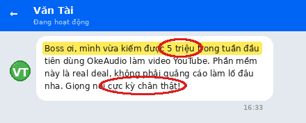 Customer feedback - Zalo